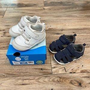 Stride Rite Boy Shoe and Sandal BUNDLE - Size 4
